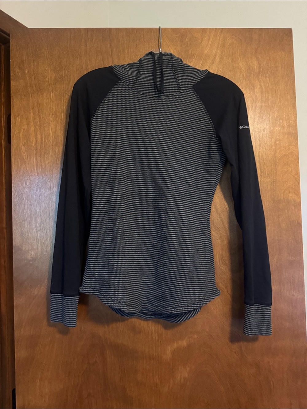 Women's Two-Tone Gray & Black Pullover Sweater by Columbia